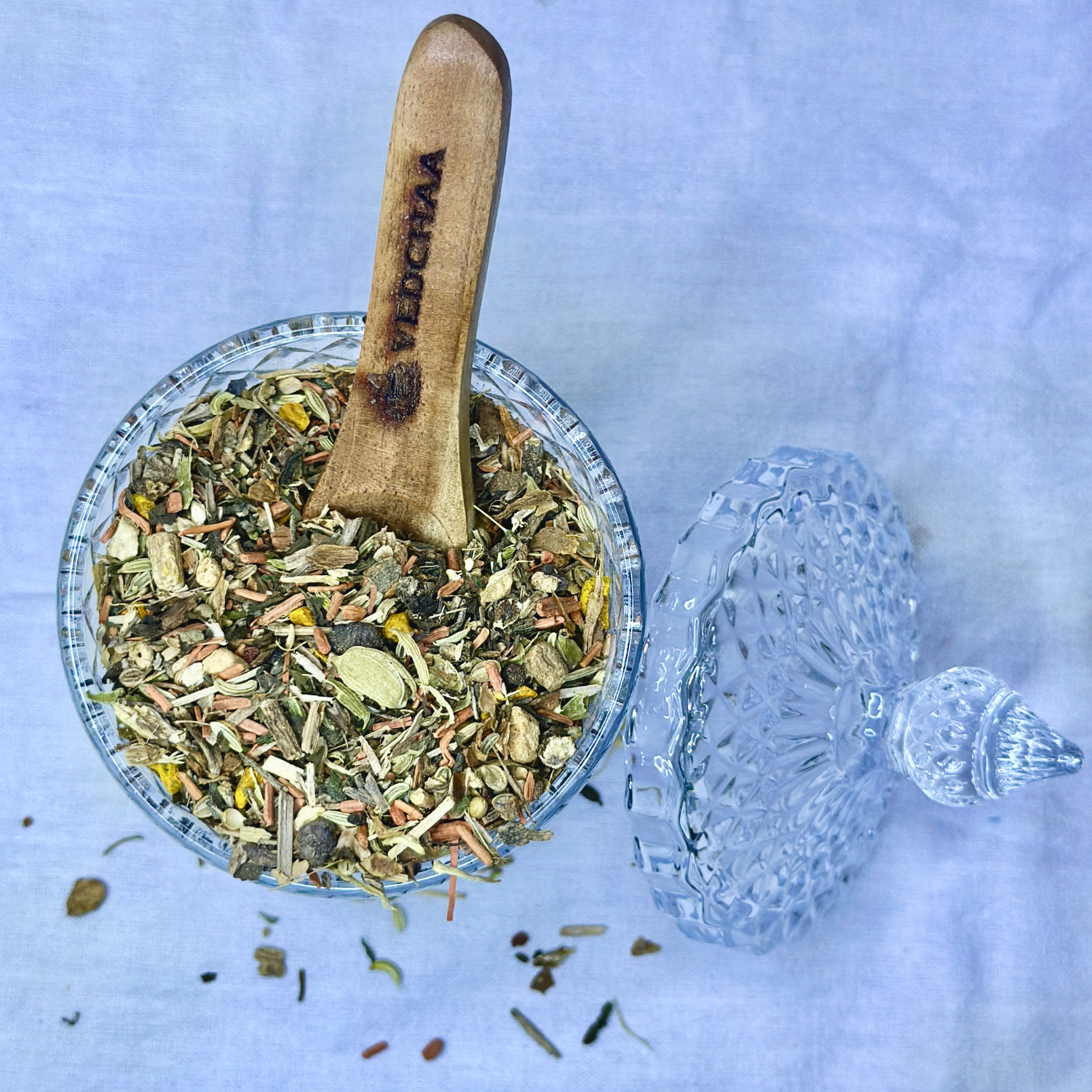 Vedchaa Digestive Care Herbal Tea for Digestion, Cholesterol & Fatty Liver Cleanse | Ayurvedic Detox Tea with Triphala, Mint & Fennel