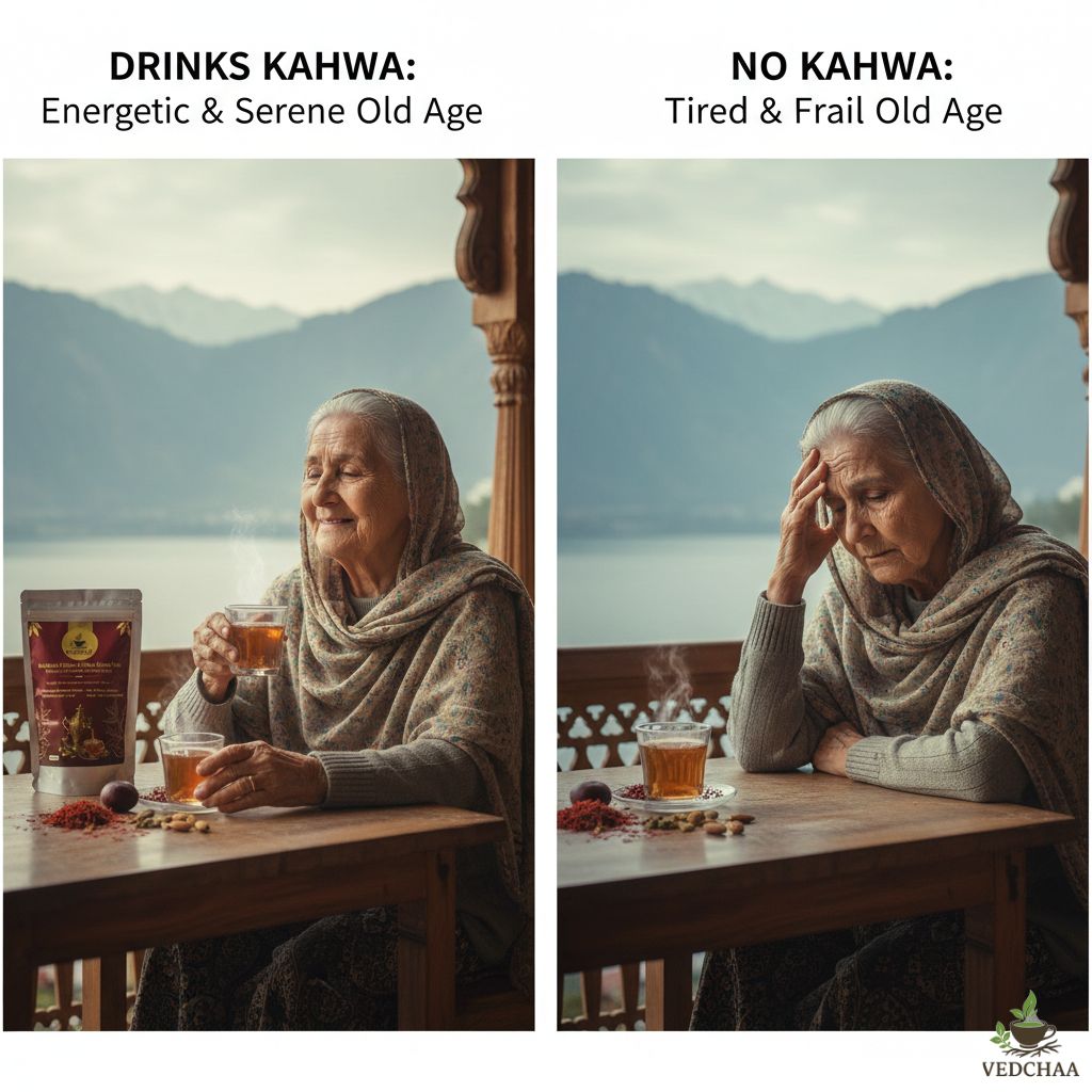 Kashmiri Kahwa Saffron Green Tea – Premium Traditional Wellness Chai