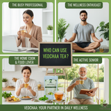 Vedchaa Digestive Care Herbal Tea for Digestion, Cholesterol & Fatty Liver Cleanse | Ayurvedic Detox Tea with Triphala, Mint & Fennel