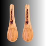 Handmade Pure Neem Wooden Spoon Set (2 Pieces) – Natural, Eco-Friendly & Antibacterial Kitchen Cutlery