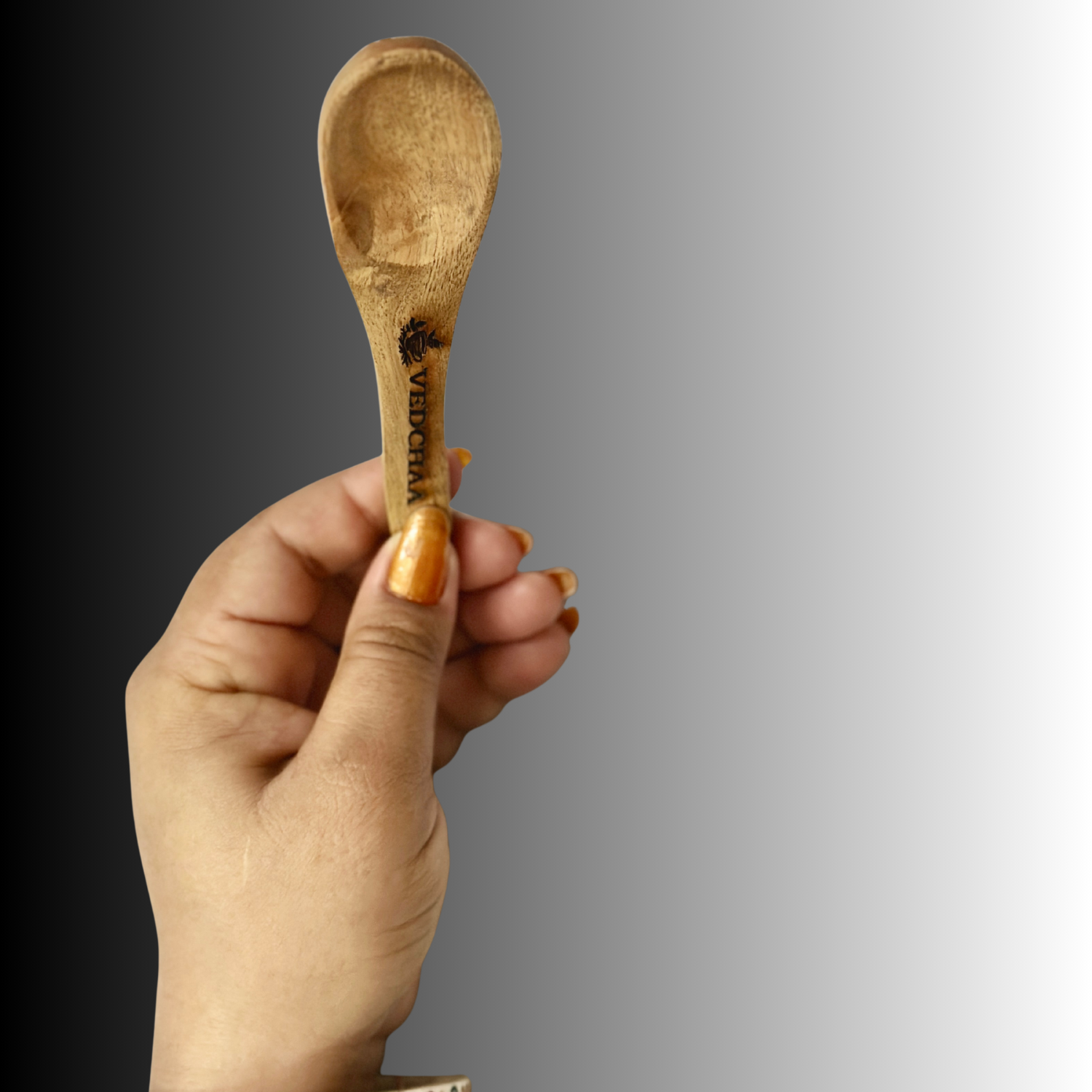 Handmade Pure Neem Wooden Spoon Set (2 Pieces) – Natural, Eco-Friendly & Antibacterial Kitchen Cutlery